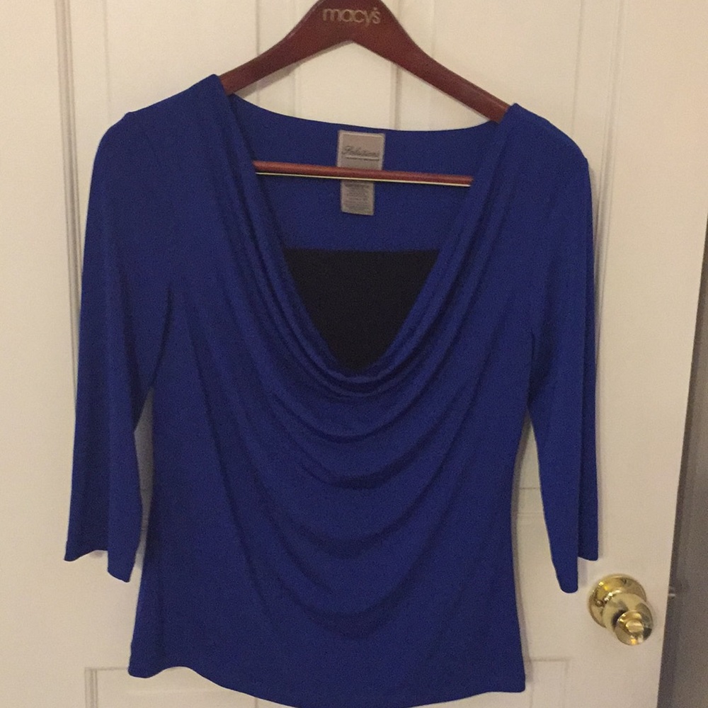 Harve Bernard Royal blue top